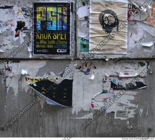 Photo Textures of Stickers Damaged